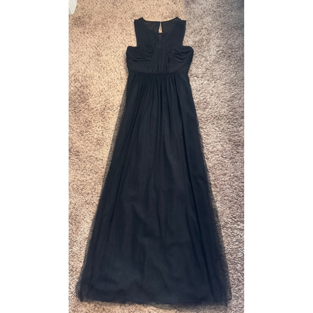 BCBGeneration Black Sleeveless Maxi Gown Dress Size 2 Formal Wedding Guest